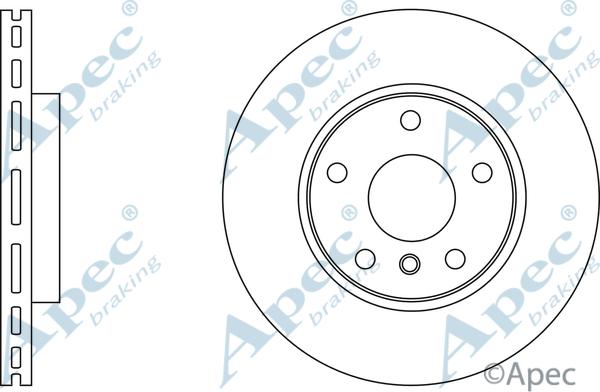 APEC DSK2996 - Гальмівний диск autocars.com.ua