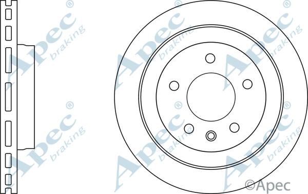 APEC DSK3083 - Гальмівний диск autocars.com.ua