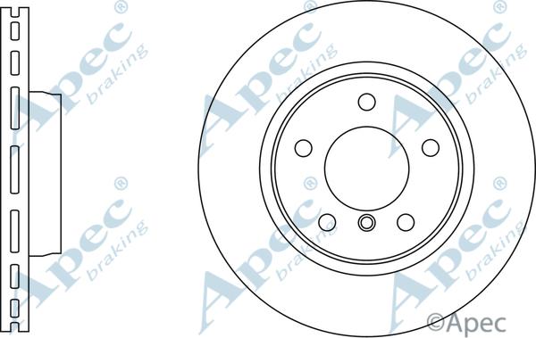 APEC DSK3100 - Гальмівний диск autocars.com.ua