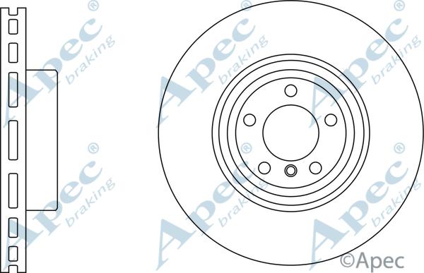 APEC DSK3249 - Гальмівний диск autocars.com.ua