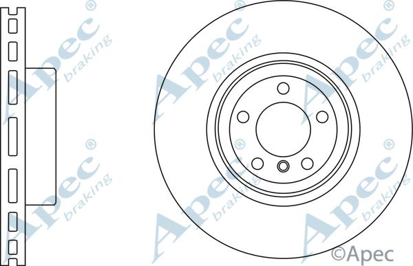 APEC DSK3250 - Гальмівний диск autocars.com.ua