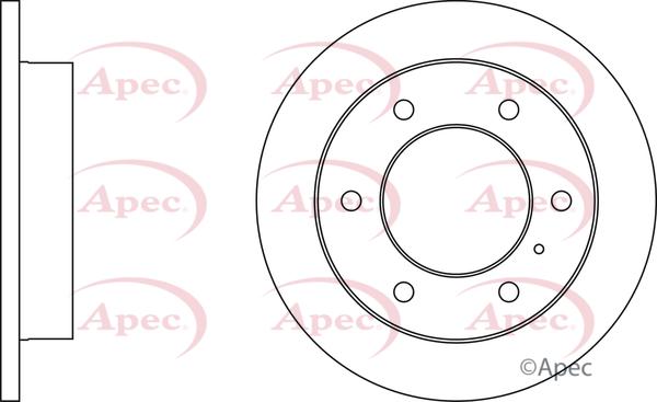 APEC DSK3440 - Гальмівний диск autocars.com.ua