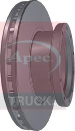 APEC DSK7001 - Гальмівний диск autocars.com.ua