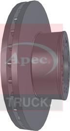 APEC DSK7011 - Гальмівний диск autocars.com.ua