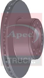 APEC DSK7016 - Гальмівний диск autocars.com.ua