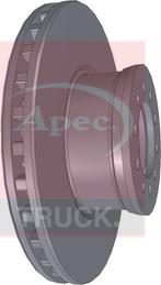 APEC DSK7017 - Гальмівний диск autocars.com.ua