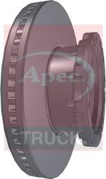 APEC DSK7018 - Гальмівний диск autocars.com.ua