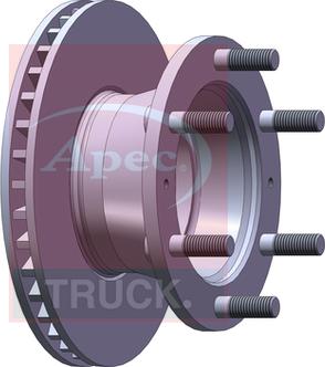 APEC DSK7025 - Гальмівний диск autocars.com.ua