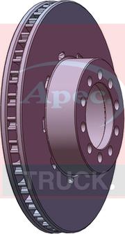 APEC DSK7026 - Гальмівний диск autocars.com.ua