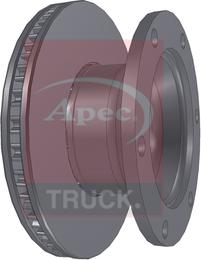 APEC DSK7036 - Гальмівний диск autocars.com.ua