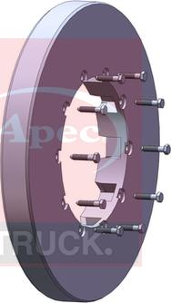 APEC DSK7040 - Гальмівний диск autocars.com.ua