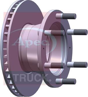 APEC DSK7041 - Гальмівний диск autocars.com.ua