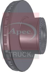 APEC DSK7047 - Гальмівний диск autocars.com.ua