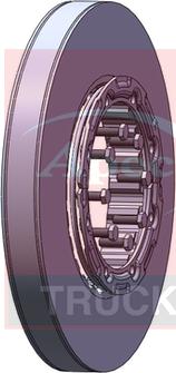 APEC DSK7052 - Гальмівний диск autocars.com.ua