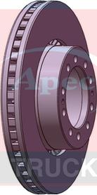 APEC DSK7056 - Гальмівний диск autocars.com.ua