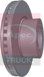 APEC DSK7067 - Гальмівний диск autocars.com.ua