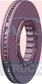 APEC DSK7073 - Гальмівний диск autocars.com.ua