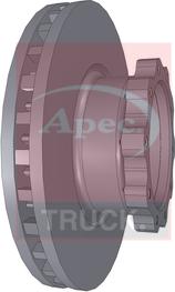 APEC DSK7087 - Гальмівний диск autocars.com.ua