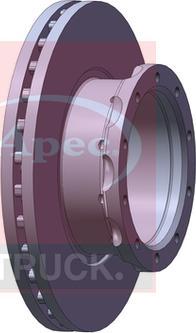APEC DSK7088 - Гальмівний диск autocars.com.ua
