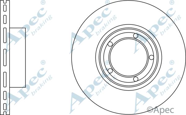 DriveTec DM2358 - Гальмівний диск autocars.com.ua