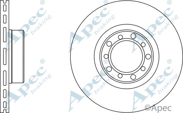 Trusting DF469 - Гальмівний диск autocars.com.ua