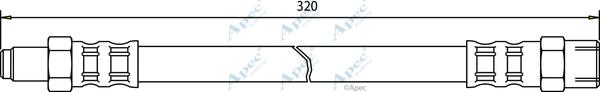 APEC HOS3047 - Гальмівний шланг autocars.com.ua