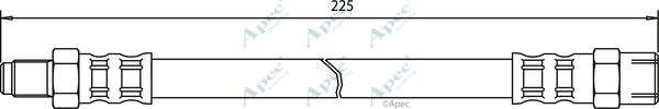 APEC HOS3149 - Гальмівний шланг autocars.com.ua