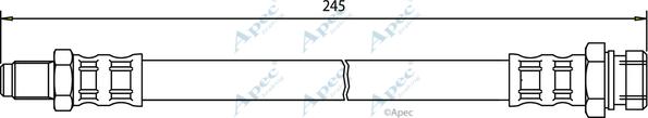 APEC HOS3361 - Гальмівний шланг autocars.com.ua