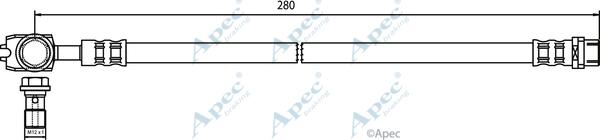 APEC HOS3369 - Гальмівний шланг autocars.com.ua