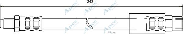 APEC HOS3393 - Гальмівний шланг autocars.com.ua