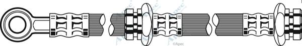 APEC HOS3494 - Гальмівний шланг autocars.com.ua