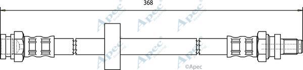 APEC HOS3598 - Гальмівний шланг autocars.com.ua