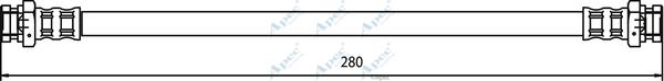 APEC HOS3658 - Гальмівний шланг autocars.com.ua