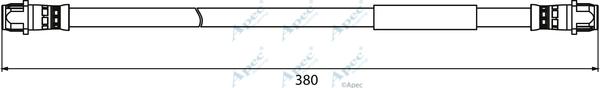 APEC HOS3915 - Гальмівний шланг autocars.com.ua