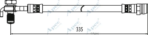 APEC HOS4110 - Гальмівний шланг autocars.com.ua