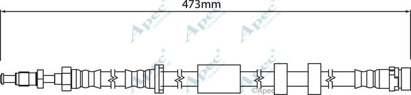 APEC HOS4184 - Гальмівний шланг autocars.com.ua