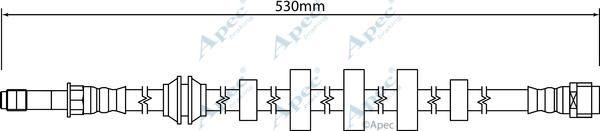 APEC HOS4292 - Гальмівний шланг autocars.com.ua