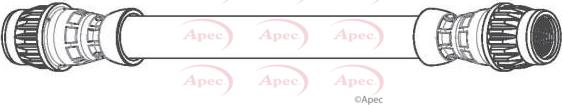 APEC HOS4438 - Гальмівний шланг autocars.com.ua