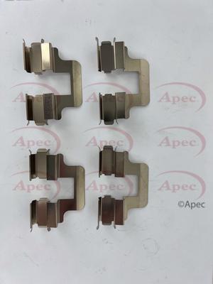 APEC KIT1007 - Комплектуючі, колодки дискового гальма autocars.com.ua