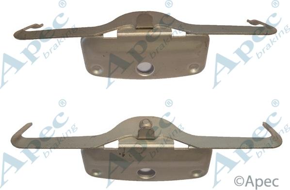 APEC KIT1028 - Комплектуючі, колодки дискового гальма autocars.com.ua