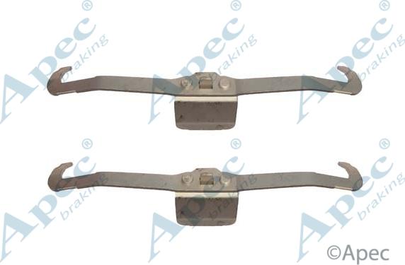 APEC KIT1030 - Комплектуючі, колодки дискового гальма autocars.com.ua