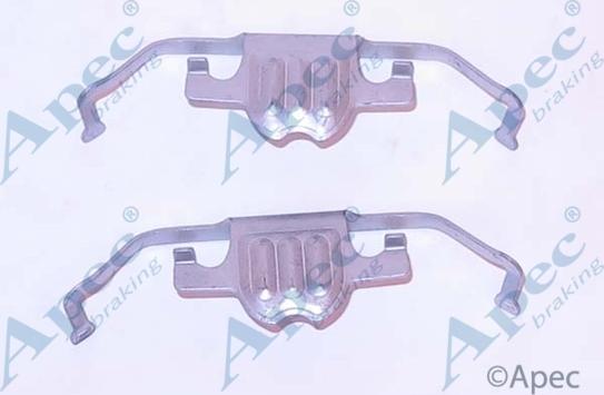 APEC KIT1089 - Комплектуючі, колодки дискового гальма autocars.com.ua