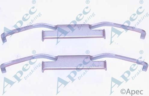 APEC KIT1099 - Комплектуючі, колодки дискового гальма autocars.com.ua