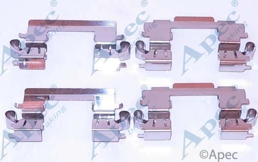 APEC KIT1135 - Комплектуючі, колодки дискового гальма autocars.com.ua
