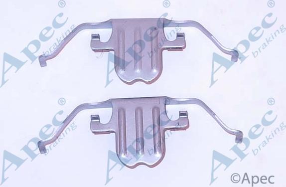 APEC KIT1144 - Комплектуючі, колодки дискового гальма autocars.com.ua