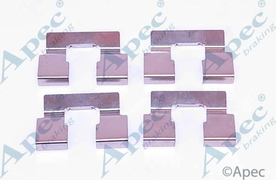 APEC KIT1168 - Комплектуючі, колодки дискового гальма autocars.com.ua