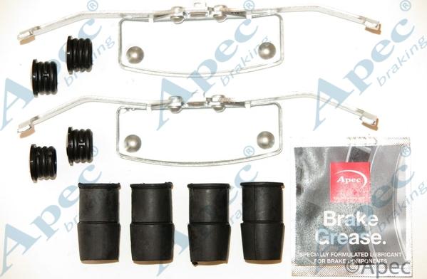 APEC KIT1219 - Комплектуючі, колодки дискового гальма autocars.com.ua