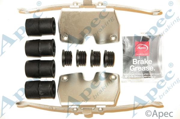 APEC KIT1226 - Комплектуючі, колодки дискового гальма autocars.com.ua