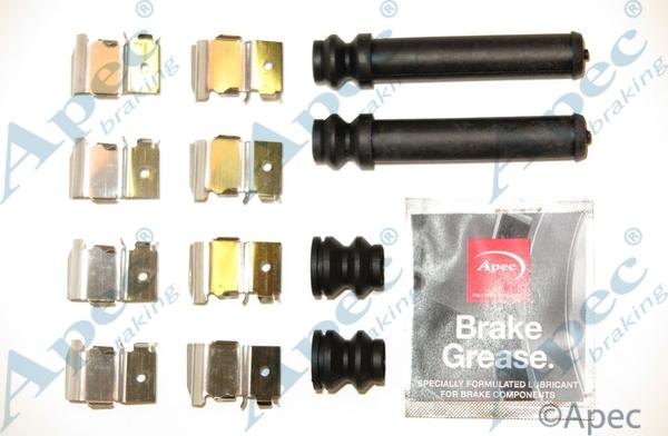 APEC KIT1228 - Комплектуючі, колодки дискового гальма autocars.com.ua