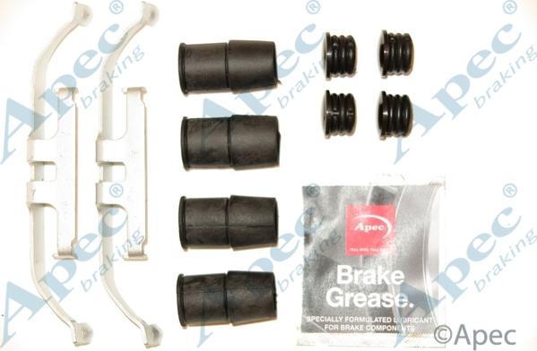 APEC KIT1245 - Комплектуючі, колодки дискового гальма autocars.com.ua